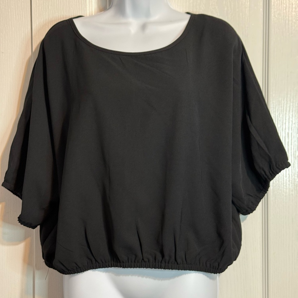 Kirundo Black Blouse Top – Size XXL 🖤